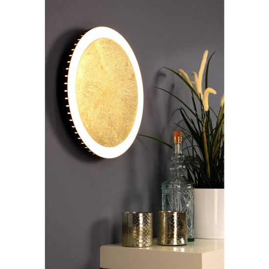 LUCE DESIGN LED-Wand- Und Deckenleuchte »Moon«, Goldfarben/schwarz, Inkl. Leuchtmittel 2 LUCE DESIGN LED-Wand- Und Deckenleuchte »Moon«, Goldfarben/schwarz, Inkl. Leuchtmittel – Bild 2