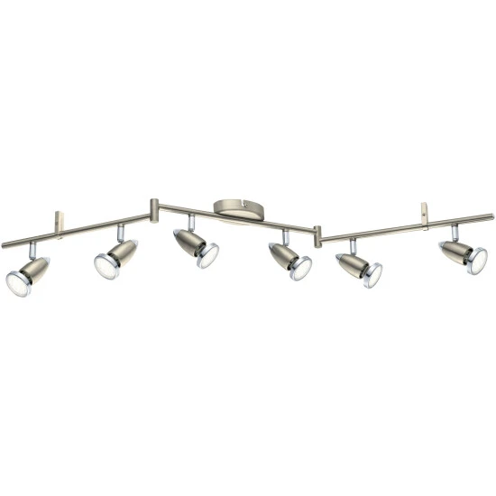 CASAYA LED-Spotbalken »BARROSO«, IA Chrom/nickel Matt, 3W, 240LM, 3000 K 1 CASAYA LED-Spotbalken »BARROSO«, IA Chrom/nickel Matt, 3W, 240LM, 3000 K