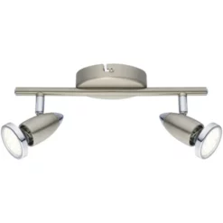 CASAYA LED-Spotbalken »BARROSO«, IP Chrom/nickel Matt, 3W, 240LM, 3000 K