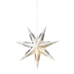 Markslöjd Leuchtstern »TILDE«, Weiß/silber, ø 45 Cm, Inkl. Zuleitung 350 Cm Mit EIN/ AUS- Schalter,E14, 230V