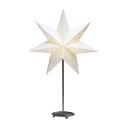 Markslöjd Leuchtstern »SATURNUS«, Weiß, ø 45 Cm, Höhe 67 Cm, Zuleitung Mit EIN/ AUS- Schalter, E14, 230V