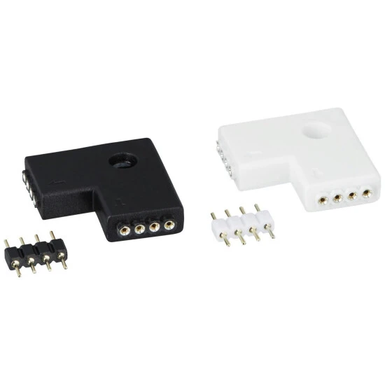 PAULMANN LED-Verbindungselement »YourLED«, Edge-Connector, Kunststoff, Weiss/schwarz 1 PAULMANN LED-Verbindungselement »YourLED«, Edge-Connector, Kunststoff, Weiss/schwarz