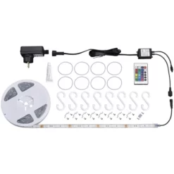 BRILONER LED-Streifen »Superline«, 500 Cm, Mehrfarbig/weiß, Dimmbar