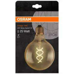 OSRAM LED-Leuchtmittel »Vintage 1906«, 5 W, E27, Warmweiß -Leuchten Verkaufsladen unnamed file 9582