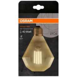 OSRAM LED-Leuchtmittel »Vintage 1906«, 4,5 W, E27, Warmweiß -Leuchten Verkaufsladen unnamed file 9591