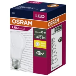 OSRAM LED-Leuchtmittel, 10 W, E27, Warmweiß
