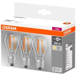 OSRAM LED-Leuchtmittel »Base«, 7 W, E27, Warmweiß -Leuchten Verkaufsladen unnamed file 9643