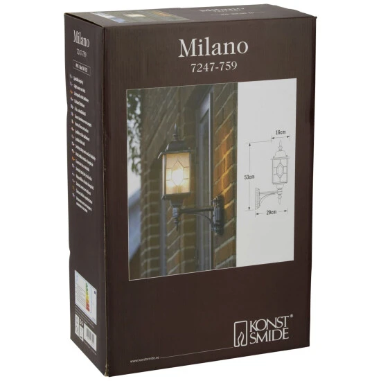 KONSTSMIDE Außenwandleuchte »Milano«, 75 W 2 KONSTSMIDE Außenwandleuchte »Milano«, 75 W – Bild 2