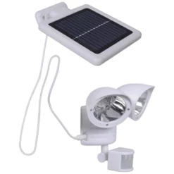 GLOBO Solar-Außenleuchte »SOLAR«, Weiß