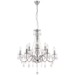 GLOBO Lüster »WILLIAM«, E14, Ohne Leuchtmittel