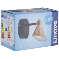 NÄVE LED-Wandspot »Pinhead«, Inkl. Leuchtmittel In Warmweiß -Leuchten Verkaufsladen unnamed file 988