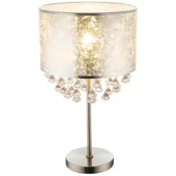 GLOBO Tischleuchte, E27, Höhe: 56 Cm